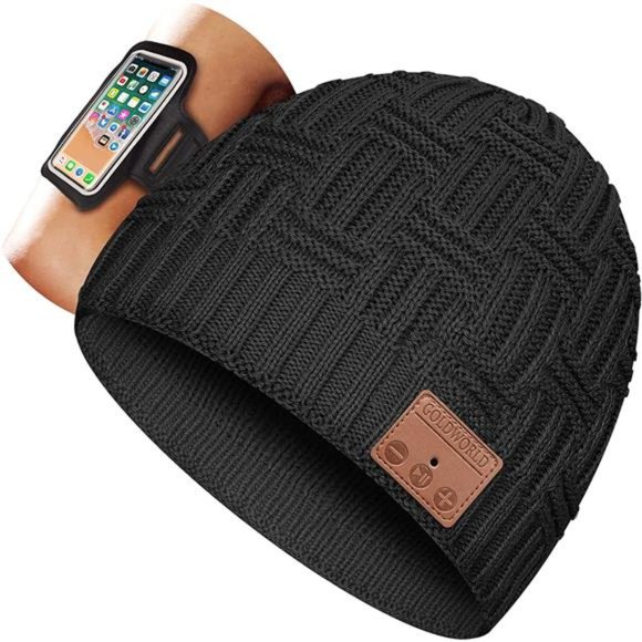 GoldWorld Bluetooth Beanie Hat,Stocking Stuffers Gifts for Women Men Him Teenage